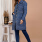 Blue Hand Block Printed Cotton Jacket