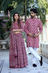 Juhi printed cotton lehenga kurta (Combo)
