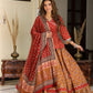 Kaveri  handblock printed cotton lehenga