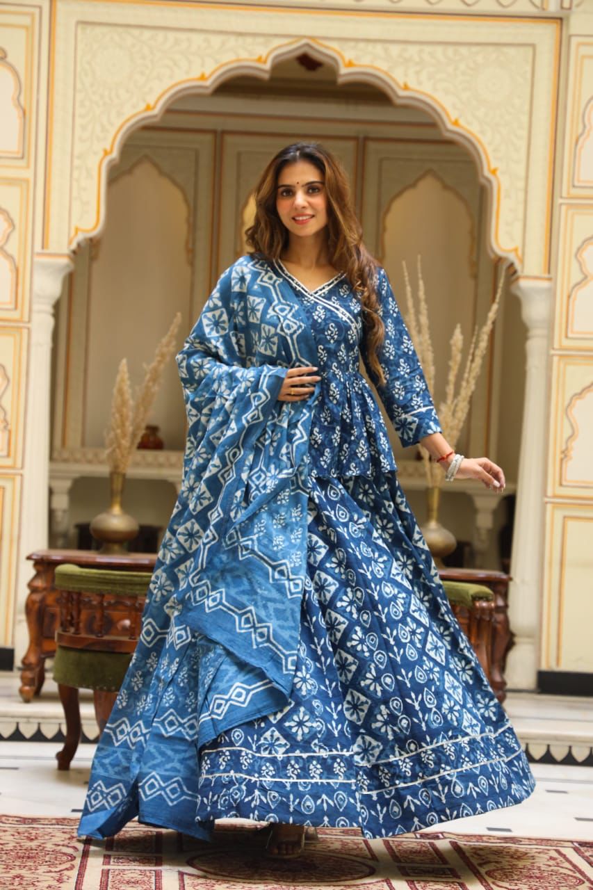 Indian Ethnic Blue Salwar Kameez Set Pakistani Straight Kurta Sharara &  Dupatta, Traditionally Black Top Lehenga Dupatta 3 Piece Stitched - Etsy