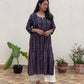 ANERI Cotton handblock kurta