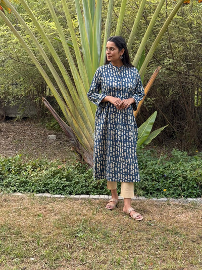 Handblock printed Cotton kurti