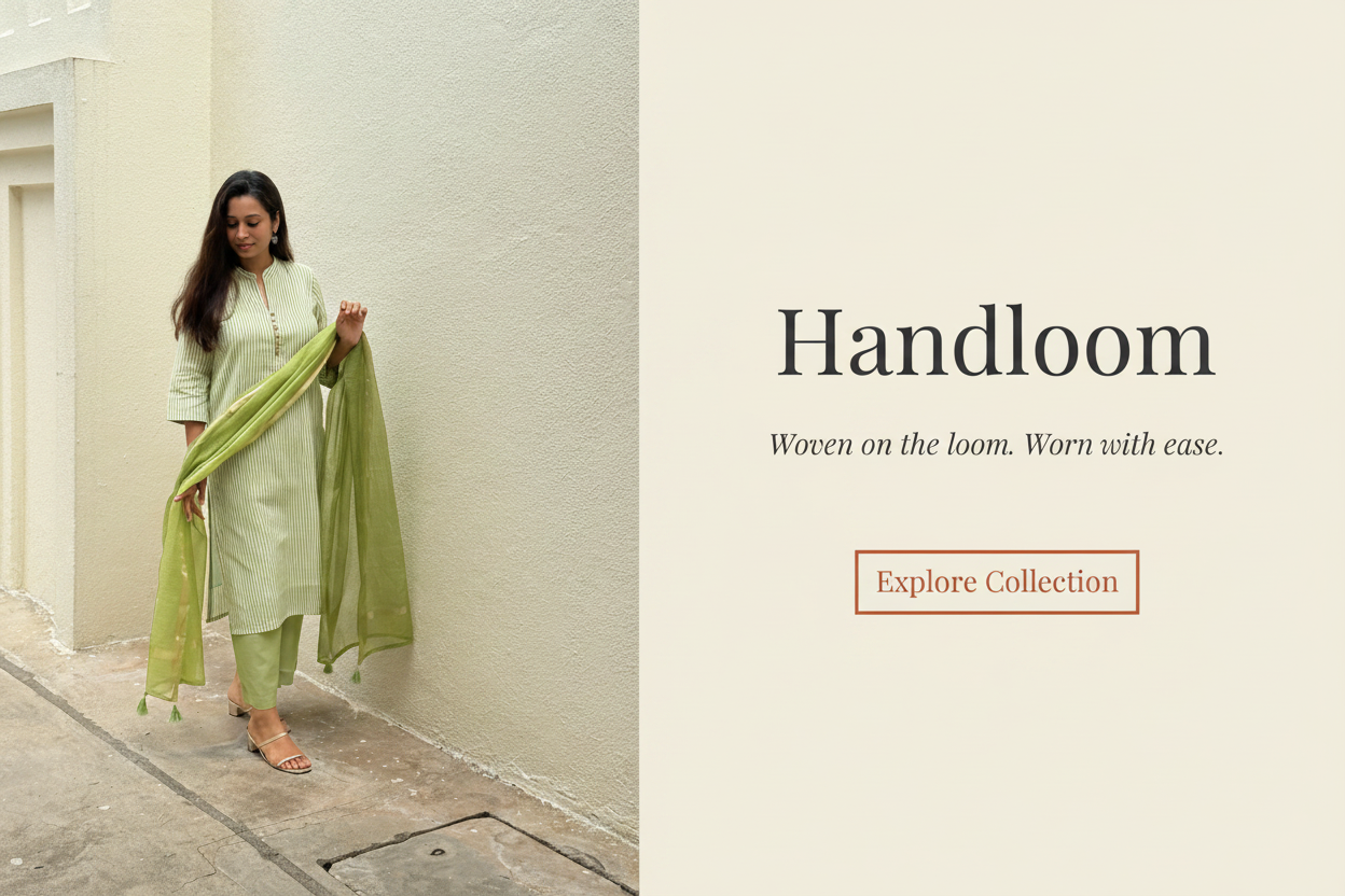 Handloom Desktop Banner