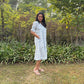 Cotton White hand Printed dresses