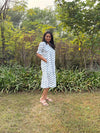 Cotton White hand Printed dresses