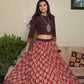 Dabu hand block printed cotton lehenga