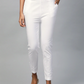 White stretchable lycra Pant both side elastic
