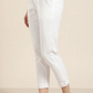 White stretchable lycra Pant both side elastic