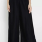 Solid black palazzo pant