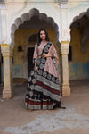 Hand block printed cotton lehenga