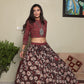 Big flowers bagru cotton lehenga