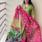 Sibori Green Pink Kota Doria 
