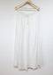 Solid white palazzo pant